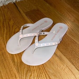 Tory Burch Women’s Studded Jelly Sandals - Pink Sedona Rose - Size 8